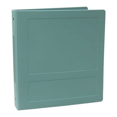 Omnimed Omnimed 2" Molded Ring Binder, 3-Ring, Side Open, Holds 375 Sheets, Seafoam Green 205007-SF3